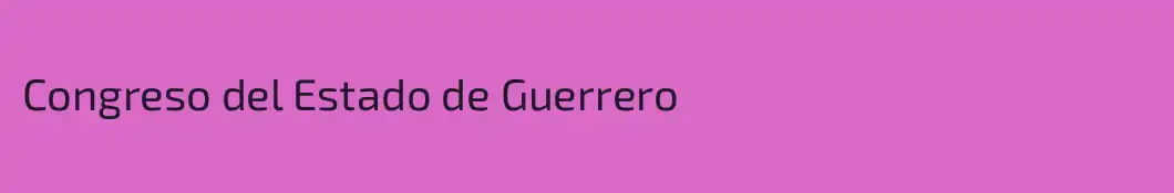 Congreso del Estado de Guerrero